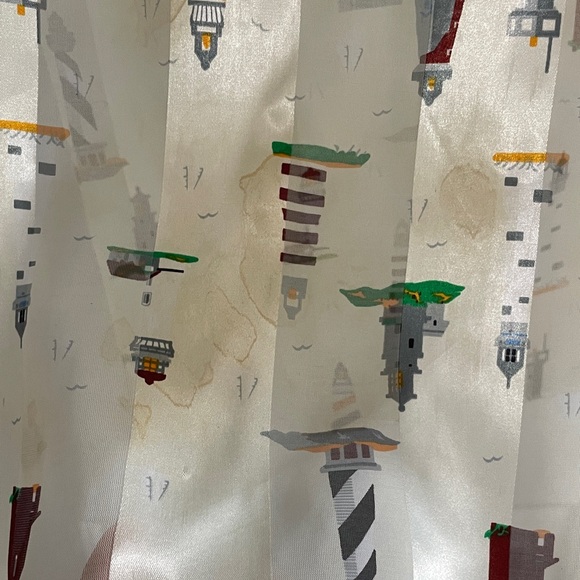 Lighthouse Patterned Scarf - Picture 2 of 2